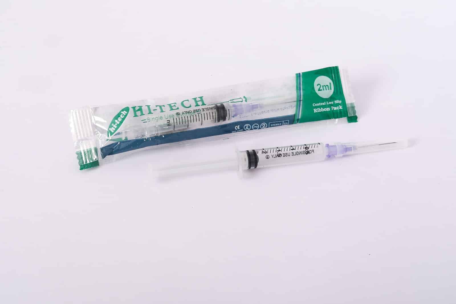 Hi Tech Single Use Sterile Hypodermic Syringes With Needle Seelingo