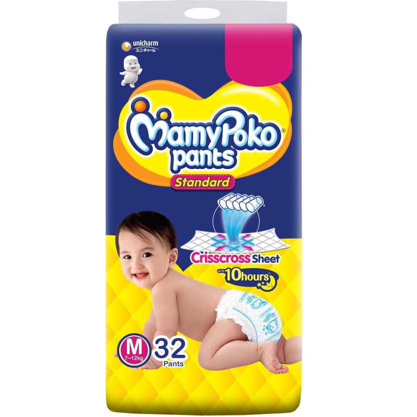 MamyPoko Standard - M (32 Pieces) - Seelingo.in: First Door-To-Door B2B ...